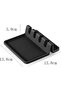 Silicone kitchen storage rack with hanging black - 5