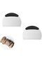 Stainless steel dough cutter set (2 pieces), with graduations, silver-red.