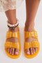 Jelly Pop Transparent Double Buckle Detail Women's Beach Slippers - 3