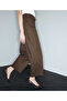 Dokulu barrel fit pantolon - 5