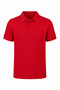 Children's Unisex Red 2-Piece Polo Collar School T-Shirt Set Short Sleeve + Long Sleeve 100% Cotton Lakos Fabric - 4
