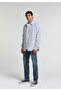 Straight Fit Men's Mid Indigo Denim Jean Pants