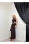 Women's Low Waist Lycra Design Long Dress (New Season)