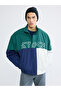 Xside Green Comfortable Fit Stand Collar Men's Coat