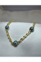 Triple Gold Evil Eye Beaded Zirconia Bracelet - Triple Gold Evil Eye Beaded Zirconia Bracelet - 3
