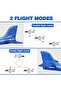 URBAN 4 Pack LED Light Airplane Toys-17.5" Large Throwing Foam Plane-2 Flight Modes Glider Plane - 4