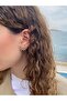 Design Gold Stone Lora Steel Earrings