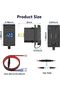 شاحن سيارة USB-C بتصميم مفتاح روكر، يدعم PD وQC3.0 مزدوج، 12 فولت/24 فولت، قابل للتركيب على لوحة التحكم - 5