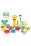 مجموعة ألعاب حمام VTech 6 في 1، لعبة حوض استحمام مع أكثر من 10 ملحقات تشمل قوارب قابلة للتكديس والربط، أشكال ممتعة - 2