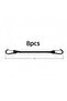 8 black 35cm bungee cords. - 4