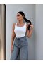Wide Leg High Waist Jeans - 3