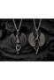 Stainless Steel Ancient Egyptian Mythological Winged Goddess Bastet Sphinx Cat Pendant - 6