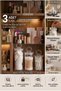 Set of 3 Transparent Bathroom Organizer Storage Containers |   Cotton Organizer with Lid |   Makeup Cotton, Dental Floss, Cotton Swabs, and Cotton Storage Container