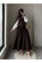 Women's Hijab Double Vest & Skirt Flared Set - 2