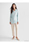 Lcw Everyday Green Belted Patterned Women's Shirt Tunic - 2
