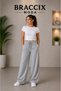 Women's Sweatpants Set of 3 Black Gray Navy Blue Comfortable Fit Anti-Sweat Daily Wear - 6