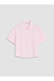 Lcw vision pink striped Oversized women's shirt - 5