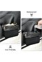 Car Organizer Pouch, Clip-On Collapsible PU Leather Trash Bin, Multipurpose Dustbin, Sp - 5