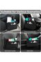 Car Organizer Pouch, Clip-On Collapsible PU Leather Trash Bin, Multipurpose Dustbin, Sp - 6