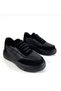 Black Genuine Leather New Season Women's Comfortable Sports Shoes - 5