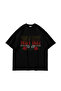 Guns N' Roses Us Tour 1991 Back Printed Black Oversize Tshirt - 2