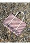 Nar |   Striped & Drawstring Beach and Pool Bag |   Large Volume Shoulder Bag (50X40 cm) - 7