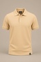 Men's Polo Neck T-Shirt 3-Pack – Beige Khaki Pistachio Green, 100% Cotton - 4