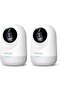 2-Pack C212 Indoor Security Cameras, 2K WiFi Home Surveillance with Motion Detection, Night