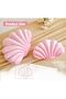 Throw Pillows, Shell Shaped Throw Pillows, 13 Inch Soft Home Decorative Pillow Plush - 2