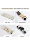 Cable Organizer Box, Multi-Compartment Desktop Organizer with Ventilation Holes, Office Elect - 5