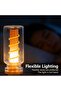 ®   مصباح ليلي LED صغير متعدد الألوان، مصباح زجاجي يعمل بالطاقة عبر USB، إضاءة محمولة لجانب السرير - 5