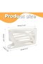 4-Tier Auto Rolling Egg Holder for Fridge, Space-Saving Egg Dispenser and Organizer Tray for 30 Eggs - 7
