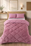 Premium Double-Sided Wellsoft Quilt Set for Single Bed – 1 Pillowcase Included - 4