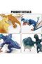 Western Dragon Toy Set, 3 PCS Realistic Battle Dragon, Lion Dragon, Demon Dragon Figurines, Creature - 3