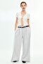 Wide-leg side stripe jogging trousers - 2