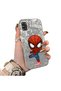 Samsung Galaxy A31 Compatible Spider Man Patterned Silicone Edge Hard Back Case Couple Phone Case