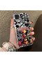 Oppo A15 Compatible Marvel Patterned Silicone Edge Hard Back Case Couple Phone Case - 3