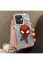Oppo A3 5g Compatible Spider Man Patterned Silicone Edge Hard Back Case Couple Phone Case - 3