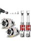 2 Sets Adjustable Universal Socket Wrench Tool Set - Multi-Function 10mm-19mm Universal Maintenance