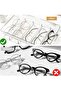 Hard-shell eyeglasses case - 4-piece set - PU leather eyeglasses case - Magnetic closure - Scratch and shock resistant - 4