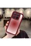 Mi 15t Pro Compatible Burgundy Blur Gradient Star Pattern Silicone Case, Aesthetic Shockproof - 2