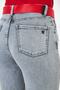 Women's Gray High Waist Lycra Mom Jeans - 4