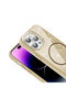 iPhone 14 Pro Max Case Non-Spill Glitter Silicone Magsafe Camera Raised - 2
