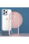 iPhone 14 Plus Case Transparent Back Face Camera Raised Silicone - 6