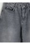 Vizyon New Season Gray Straight Fit Women's Jean Pants - 7