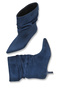 Vesper Lilac Women's Pointed Toe Heeled Boots 0012411 Navy Blue Suede - 6