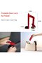 Portable door lock travel security no-drill for hotel. - 5