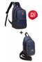 Unisex Mini Backpack and Crossbody Chest Shoulder Bag Body Bag Set