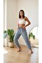 Women's 100% Cotton Balloon Pants with Stitching Detail and Ankle-Length Pockets - 2