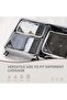 Compression Packing Cubes, 5 PCS Expandable Polyester Travel Storage Bags for Suitcases, Li - 3